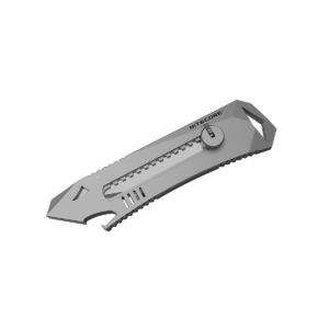NTK10 — Un cuțit utilitar unicorp din titan construit prin prelucrare de titan orientată către detalii, echipat cu o lamă OLFA...