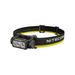 HC60 UHE — Lanternă frontală NITECORE HC60 UHE, cu flux maxim de 1 600 lm și distanță de iluminare de până la 157 m.
