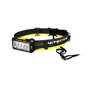 HU2000 — Lanternă frontală NITECORE HU2000, cu flux maxim de 2 000 lm și distanță de iluminare de până la 160 m.